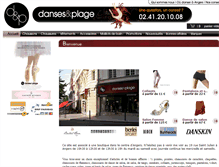 Tablet Screenshot of dansesetplage.fr